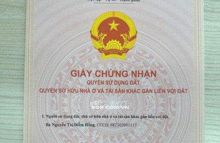 Bán lô đất nền Tân Hương giá rẻ- Đã có sổ, thích hợp kinh doanh, xây trọ