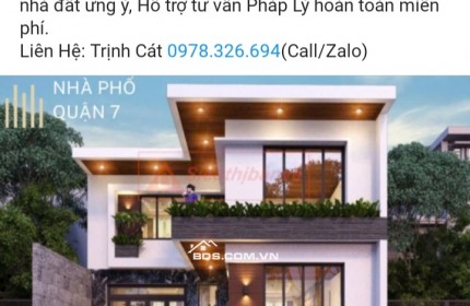 BÁN NHÀ ĐƯỜNG SỐ 10 LÝ PHỤC MAN, BÌNH THUẬN Q7, 67M2. 3 TẦNG, NHỈNH 10 TỶ, GỌI NGAY: 0978326694 Ms Cát