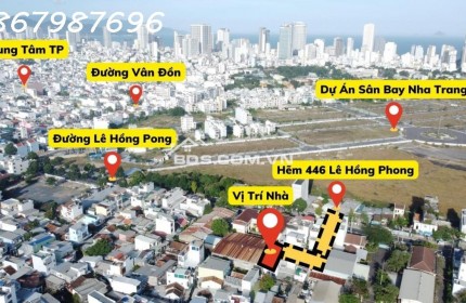 Bán hoặc Cho Thuê Nhà 3 Tầng Hẻm Lê Hồng Phong, Nha Trang - 6 Phòng Ngủ, Giá 28 Triệu/m²