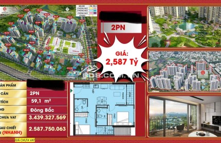 Bán Căn Hộ 2pn Vinhomes Giá Tốt Cho Vợ Chồng Trẻ, Người Trẻ Muốn Mua Nhà SG