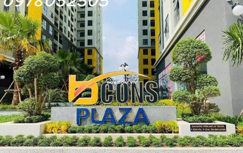 Chính chủ cần bán gấp căn hộ 2PN Bcons Plaza - View SG tầng trung