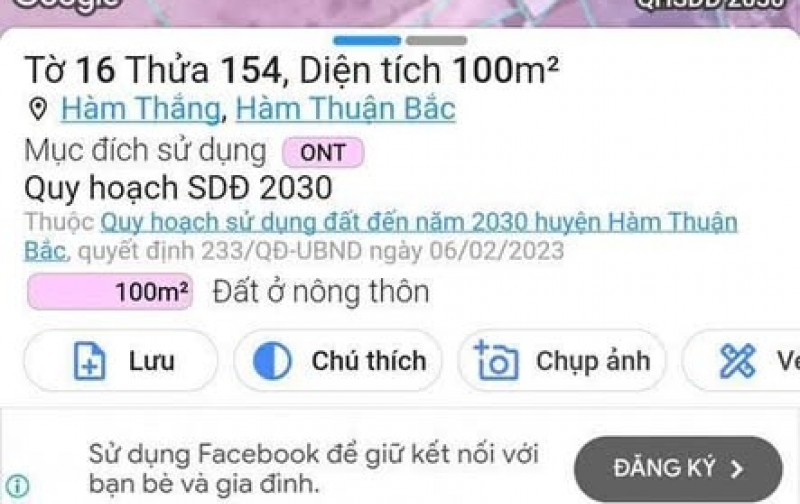 ĐẤT THỔ CƯ TẶNG THÊM ĐẤT LÚA Ở KIM NGỌC - SÁP NHẬP PHAN THIẾT