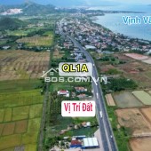 CƠ HỘI SỞ HỮU LÔ ĐẤT VIEW BIỂN SIÊU ĐẸP  MẶT TIỀN QL1A  TRUNG TÂM KHU KINH TẾ VÂN PHONG