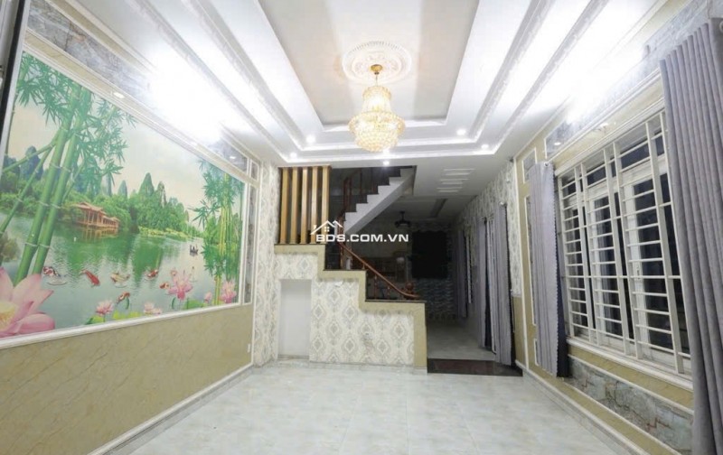 Bán Nhà 3 tầng, 4.6x19m mặt tiền đường TL31 Quận 12, ở & kinh doanh, VP Cty quá ngon