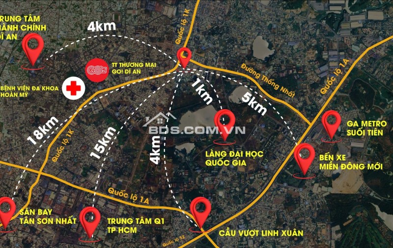 Căn rẻ nhất tháp Sapphire của Bcons City chỉ 2 tỷ 227 2PN 2WC