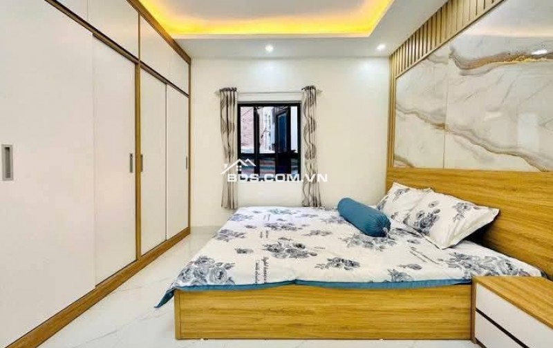 Nhà Đẹp Gần Đường Ô TÔ Minh Khai , Hai Bà Trưng 50m, 4 tầng, mt 6.6m, giá 8.98 tỷ