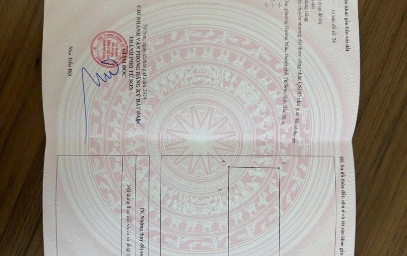 bán lô đất ở hương mạc từ sơn bắc ninh , nở hậu đẹp