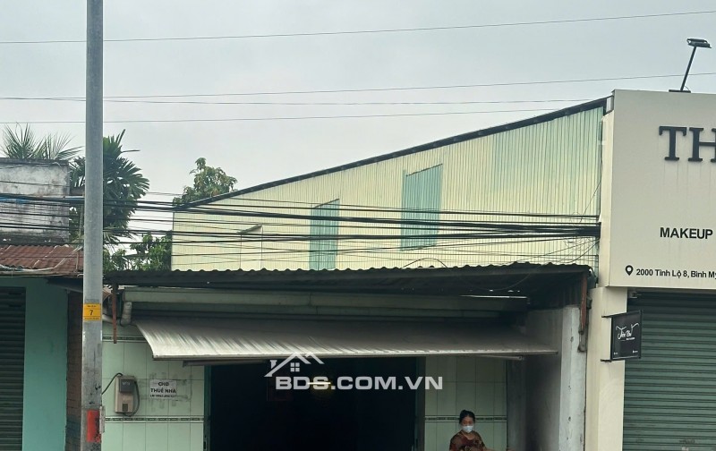 Cho thuê mặt bằng đường tỉnh lộ 8, Bình Mỹ, Củ Chi,  Tp HCM