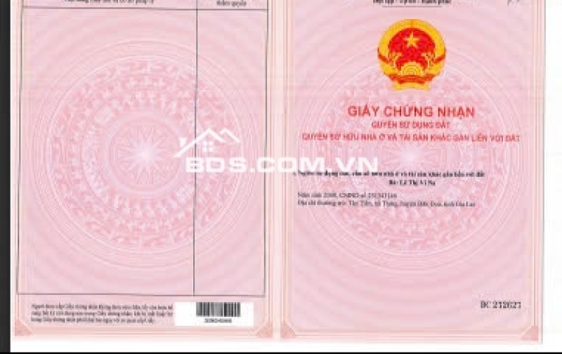 Chính chủ cần bán gấp lô 100m2 full thổ cư,giá 2ty1