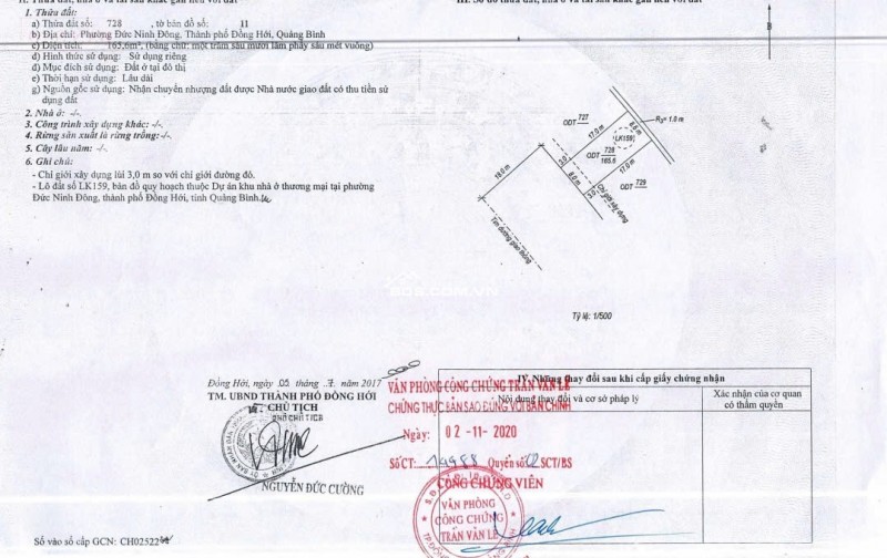 Bán đất 02 lô liền kề đường Phạm Văn Đồng (36m, đường huyết mạch), Đồng Hới, Quảng Bình