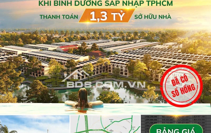 Nhà phố Green Valley City, sản phẩm đầu tư an toàn cho khách.