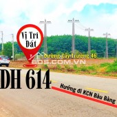 BÁN ĐẤT ĐỐI DIỆN KCN CÂY TRƯỜNG - ĐƯỜNG HUYỆN DH614 CÁCH DT750 VÀO 300M