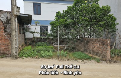 Bán 60m Full Thổ Cư Tại Bình Yên Hòa Lạc Giá Mềm Nhất khu vực