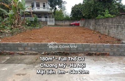 Cần Bán 180m Full TC - 2 Mặt Tiền Trước Sau - Sát QL 21A