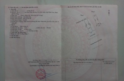 CẦN BÁN NHÀ 2 TẦNG – ĐƯỜNG PHẠM HỮU NHẬT – ĐỐI DIỆN CÔNG VIÊN – HÒA HẢI, NGŨ HÀNH SƠN