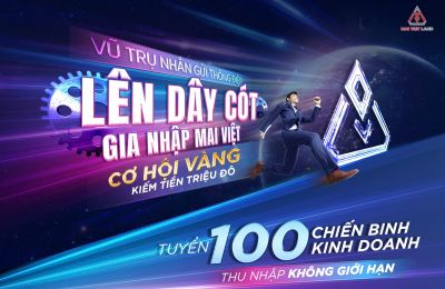 Gia nhập Mai Việt - Kiếm tiền triệu đô - Không lo thiếu hàng