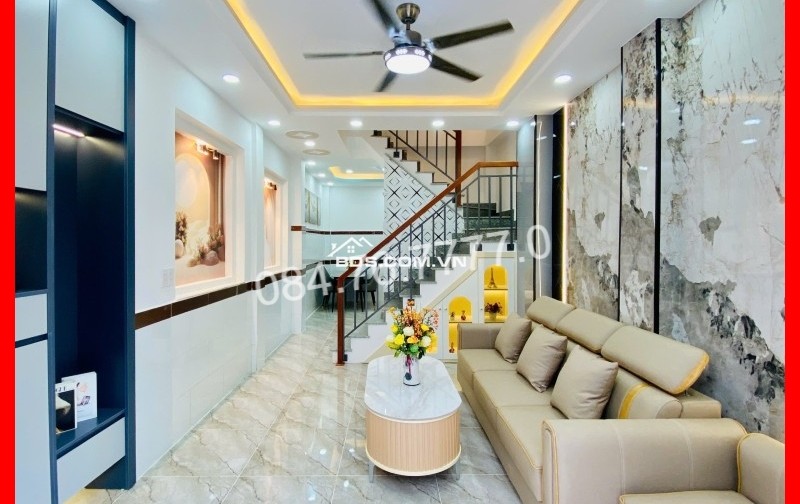 BÁN NHÀ HXH 4 TẦNG, 4PN, 4WC - QUANG TRUNG, GÒ VẤP - 5.7 TỶ - 33M2 - NHÀ MỚI ĐẸP - LIỀN KỀ TIỆN ÍCH