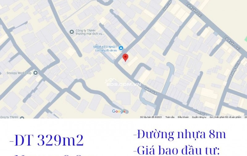Cần Bán Đất HXH, Dt 329m2, đ.Lã Xuân Oai, Tăng Nhơn Phú A, Q9, Thủ Đức, GÍA CHỈ 19,5 TỶ