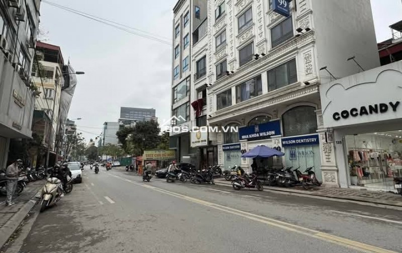 Nhà Đẹp Mặt Phố Kinh Doanh Trung Phụng, Đống Đa 98m, 9 tầng, mt 6.3m, giá 85 tỷ.