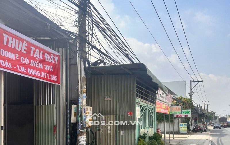 Cho thuê nhà xưởng 211m2 mặt tiền đường Trần Quang Diệu Dĩ An BD