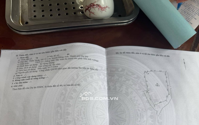 bán 700m đất trồng cây lâu năm tại Cổ Loa - Đông Anh - Hà Nội