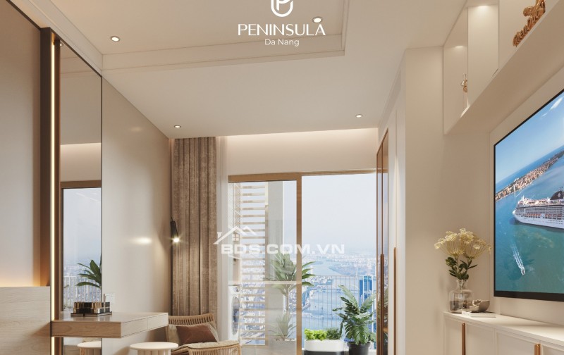 Căn hộ cao cấp Peninsula Đà Nẵng với Pháp lý, sổ hồng lâu dài riêng từng căn, mật độ XD chỉ 44%