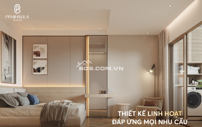 Căn hộ cao cấp Peninsula Đà Nẵng với Pháp lý, sổ hồng lâu dài riêng từng căn, mật độ XD chỉ 44%