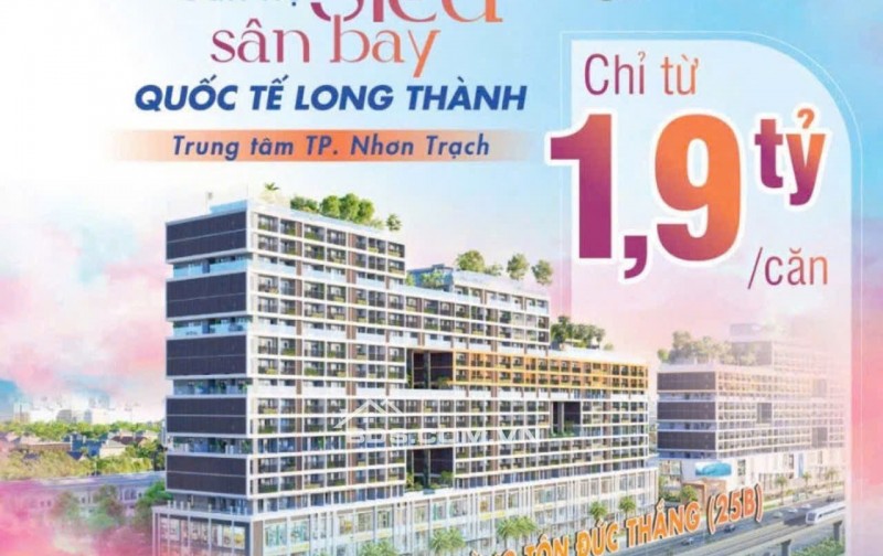 FIATO AIRPORT CITY – Căn Hộ Sân Bay Chỉ Từ 190tr Tại Đường Tôn Đức Thắng(25B), Hiệp Phước, Nhơn Trạch
