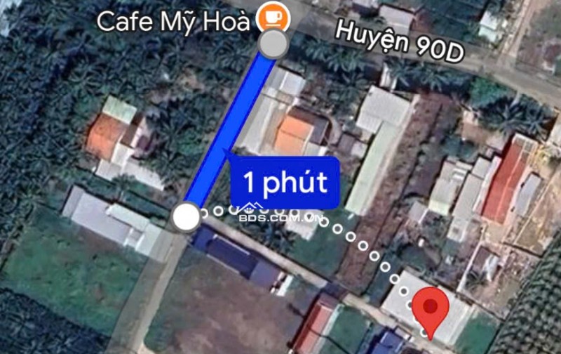 Lô đất Mỹ Phong, TP Mỹ Tho. 100m2 full thổ cư. Xe 16 chỗ 90D vào 50 mét.