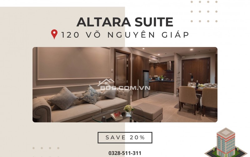 Bán Căn hộ Altara Suites cuối năm có sổ - Căn góc duy nhất của toà nhà, giá tốt đợi chủ nhân ra sổ!