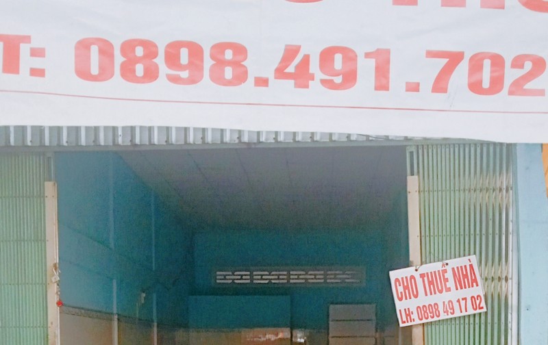 Cho thuê nhà mặt tiền mặt bằng kinh doanh kV trung tâm QL1A TP Vĩnh Long