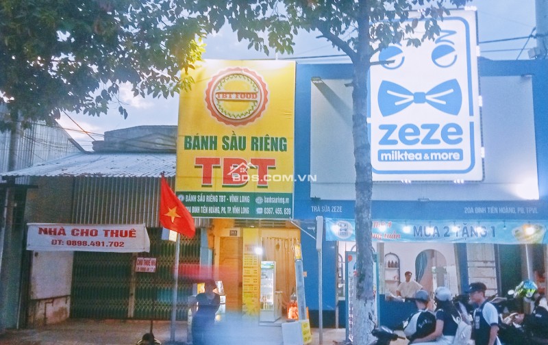 Cho thuê nhà mặt tiền mặt bằng kinh doanh kV trung tâm QL1A TP Vĩnh Long