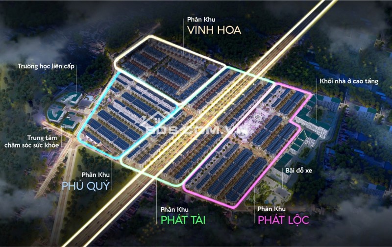 Dự án Vlasta Thủy Nguyên - Bất động sản vị nhân sinh. Vị trí nằm ngay trung tâm núi đèo, Đường 359C, Thủy Đường & Hoà Bình, Thủy Nguyên, Hải Phòng