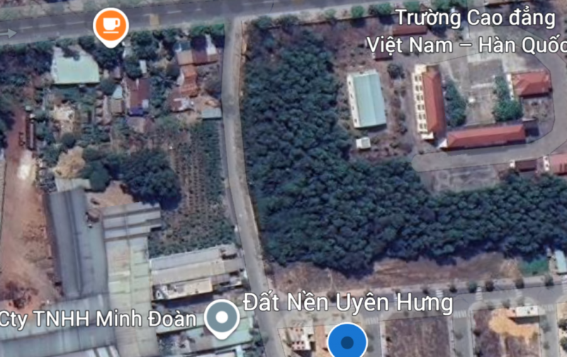 Bán đất nền thổ cư tự do xây dựng đối diện Cao Đẳng Việt Hàn Tp Tân Uyên