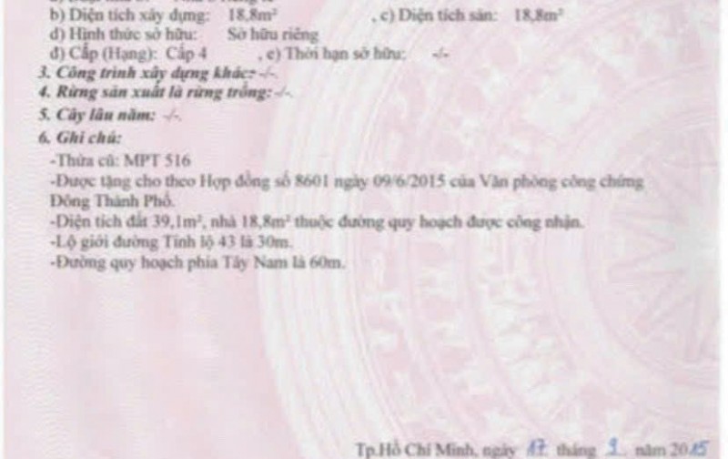 Chính Chủ Cần Tiền Bán Gấp Nhà Mặt Tiền TL43, P. Bình Chiểu, TP. Thủ Đức
