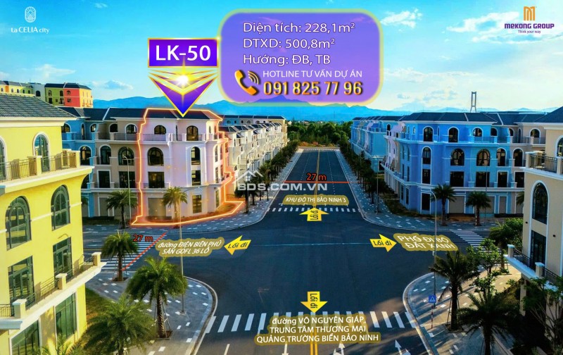 CĂN GÓC ĐẸP NHẤT DỰ ÁN LACELIA CITY QUẢNG BÌNH – 3 MẶT TIỀN – SÁT BIỂN & SÂN GOLF
