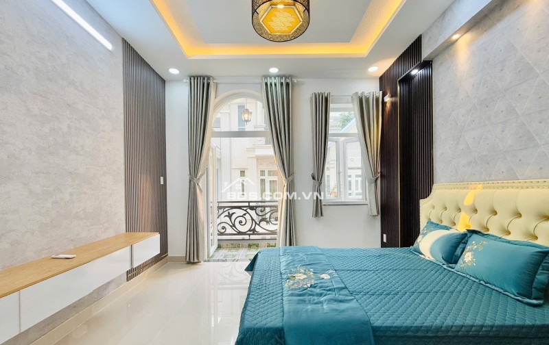 Hẻm xe hơi 50m² Phường 11 Gò Vấp — Nhà 4 tầng siêu đẹp, full nội thất