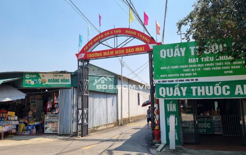 Bán cắt lỗ mảnh đất mặt tiền kinh doanh tốt tại Cổ Đông Sơn Tây Hà Nội