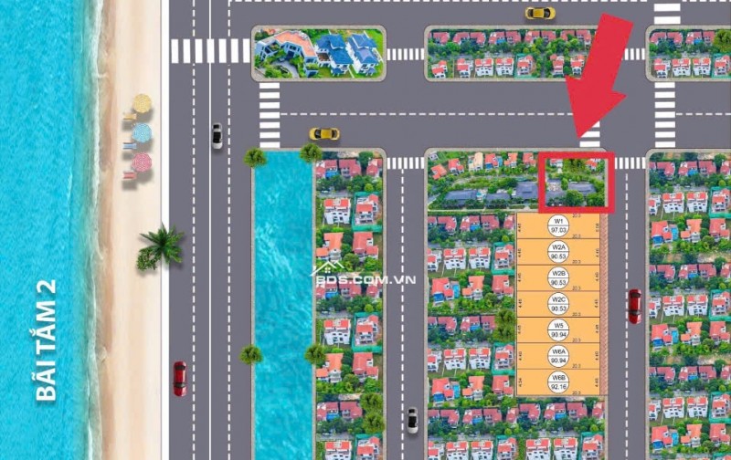 Duy nhất lô ngay sát biển bãi tắm đẹp nhất Quất Lâm nhà đầu tư chắc chắn thắng lớn