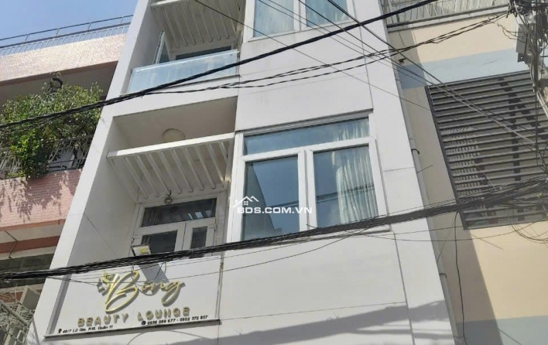 Nhà mới xây MTNB Cư Xá Lữ Gia. 4x16m. 4 tầng thang máy. Đường nhựa 8m có lề - 14,5 tỷ thương lượng