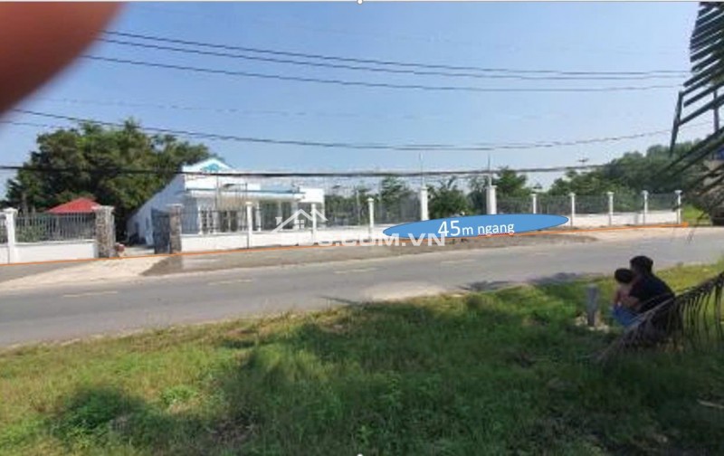 Bán lô đất 45m mặt tiền đường Tỉnh Lộ 7, An Nhơn Tây, Củ Chi. Ngay chợ Lô 6