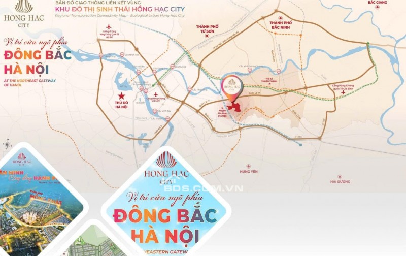 Ra mắt dự án LK, BT, shophouse Hồng Hạc City - Phú Mỹ Hưng tại Bắc Ninh, Nhận đặt chỗ vị trí siêu đẹp tại dự án