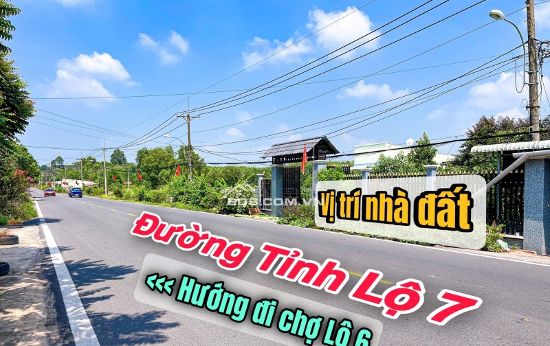 Ngộp bank, chủ gửi bán gấp căn nhà mặt tiền đường tỉnh lộ 7, An Nhơn Tây, Củ Chi.