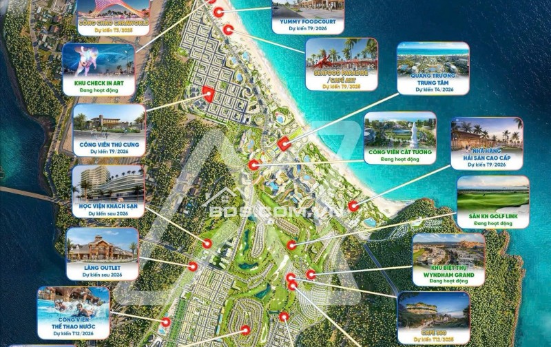BÁN VILLA GOLF VIEW BIỂN DT: 458m2 4PN GIÁ 29TY, SHR