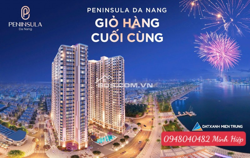 Căn hộ cao cấp Peninsula Đà Nẵng với Pháp lý, sổ hồng lâu dài riêng từng căn, mật độ XD chỉ 44%