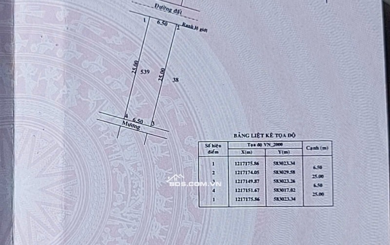 Bán lô đất đường Nguyễn Văn Khạ ngay Thị Trấn Củ Chi, 6,5x25 full thổ cư. 1,85 tỷ