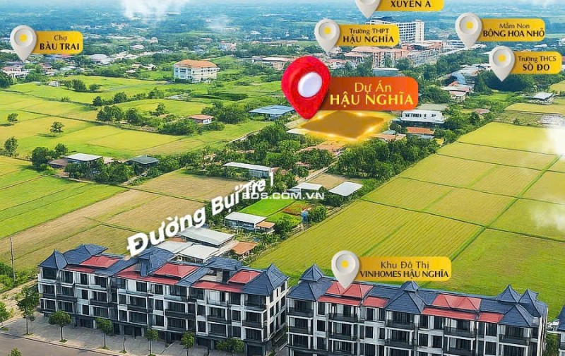 Bán Đất nền Vinhomes Hậu Nghĩa Long An giá chỉ 1/3 giá thị trường