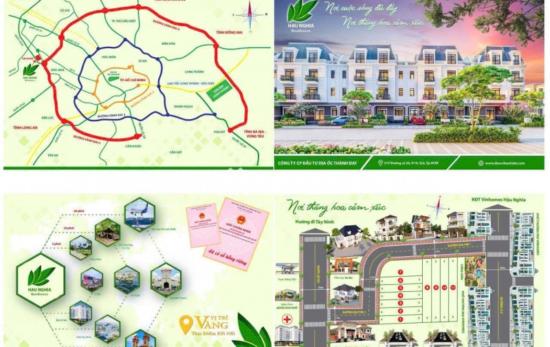 Bán Đất nền Vinhomes Hậu Nghĩa Long An giá chỉ 1/3 giá thị trường