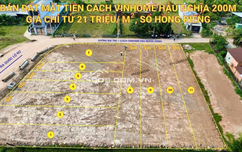 Bán Đất nền Vinhomes Hậu Nghĩa Long An giá chỉ 1/3 giá thị trường