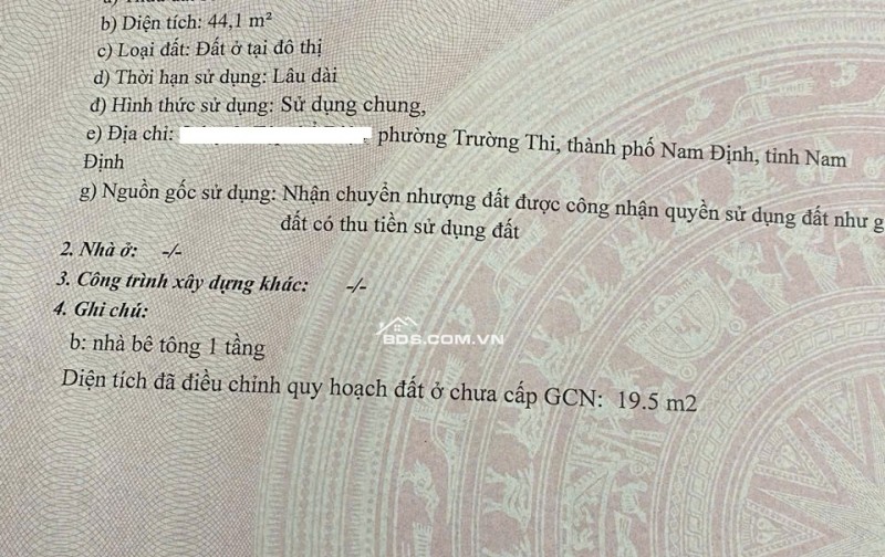 BÁN ĐẤT 1.42 TỶ 64M2 ( HƯỚNG NAM ) NGÕ RỘNG NGẮN GIẢI PHÓNG